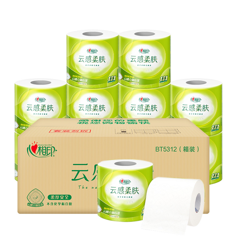 柔肤4层27卷纸心相印中国大陆