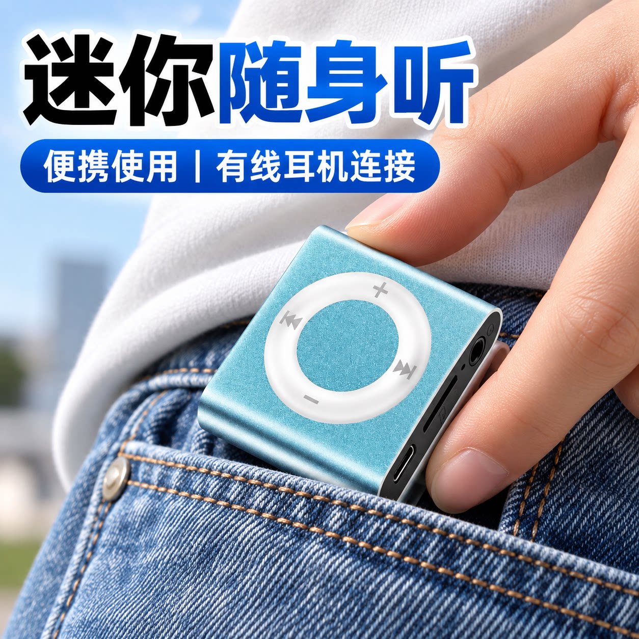 MP3听歌专用小型MP3音乐外响便携外放新款听力随身听学生