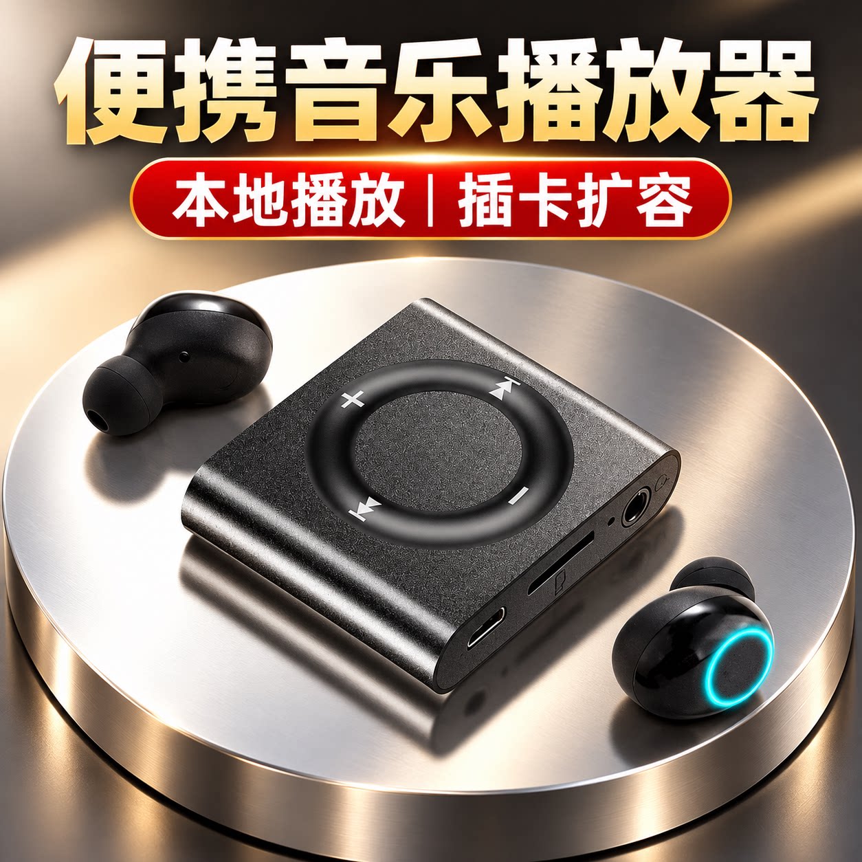 MP3听歌专用小型带喇叭学习学生版超薄学生运动MP3音乐便携