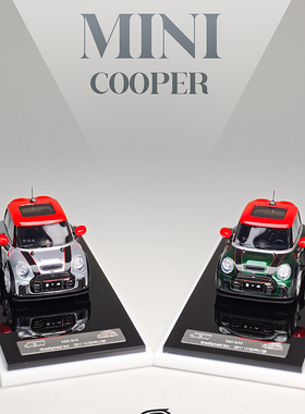 mini jwc 1:64 宝马MINI 树脂汽车模型收藏品摆件送礼