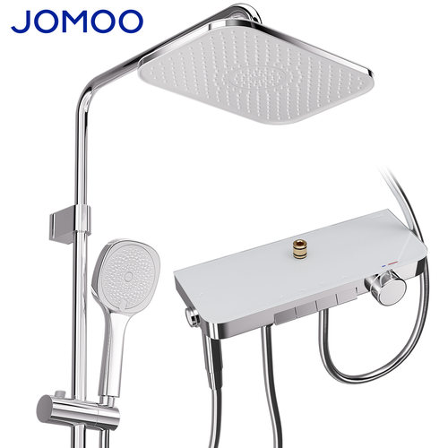 九牧卫浴花洒套装淋浴家用钢琴键