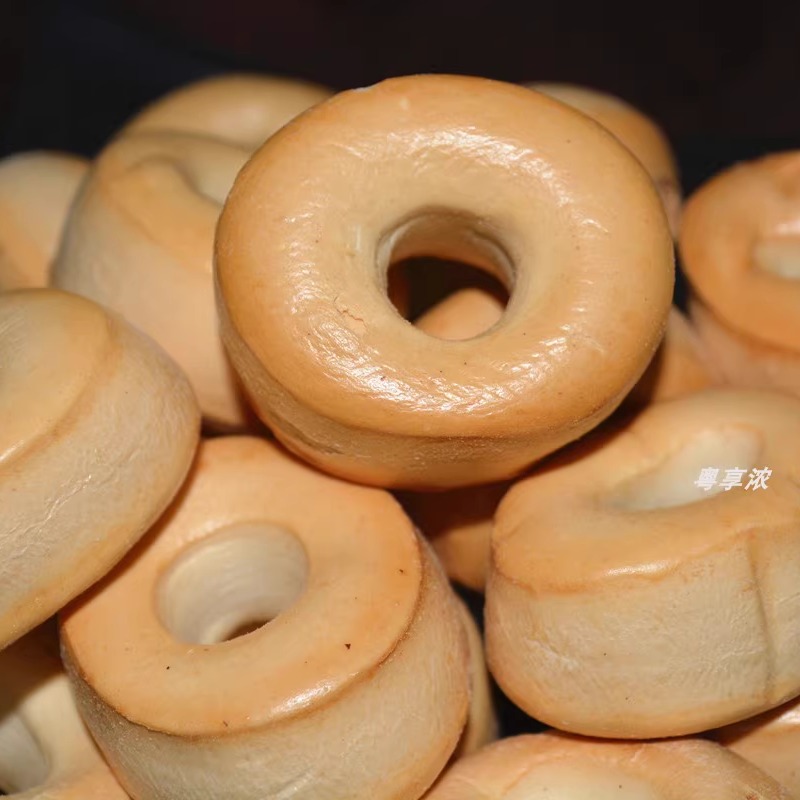 金山饼店金懿水泡饼干圆圈广东佛山早餐代餐饱腹怀旧零食小吃茶点