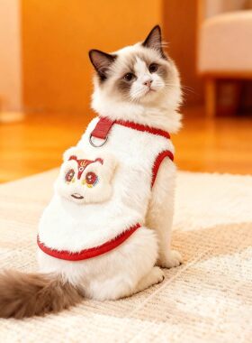 冬季双面绒猫狗通用保暖衣服