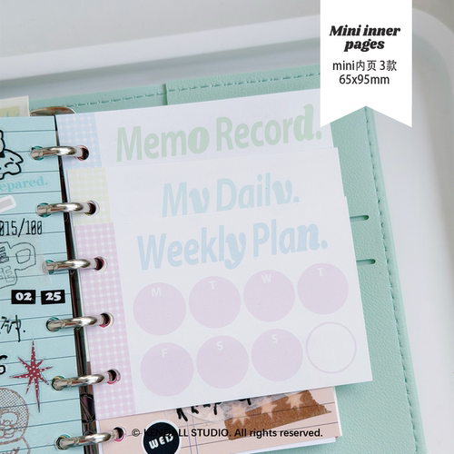 KENDALLSTUDIO活页mini内页