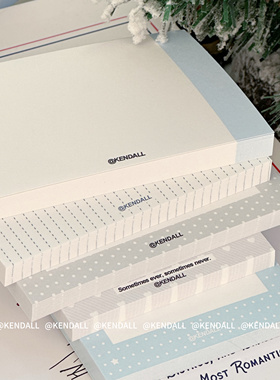 KENDALL文创｜25-1期便签简约ins风小清新韩系无粘性