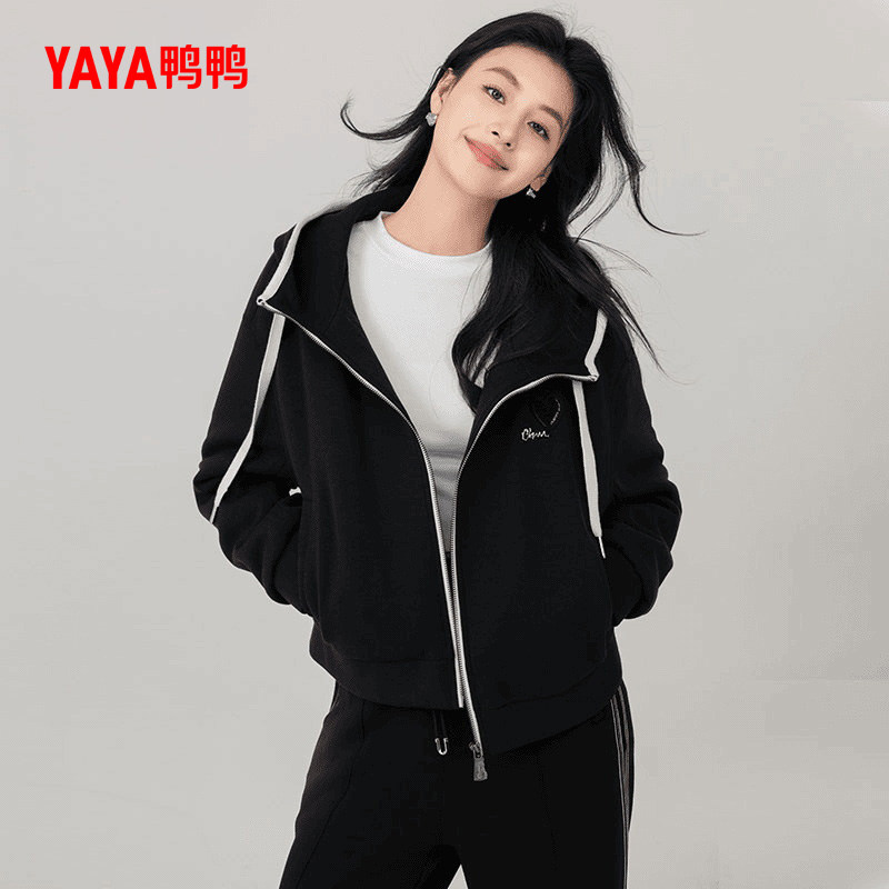 鸭鸭时尚休闲羽绒服女