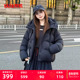加厚泡芙短款 鸭鸭2025新款 羽绒服女冬季 气质黑色90鸭绒保暖外套F