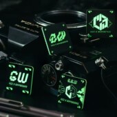 GGZ×WHYWORKS 搞个章×蛙耳联名夜光士气章机能风魔术贴识别章