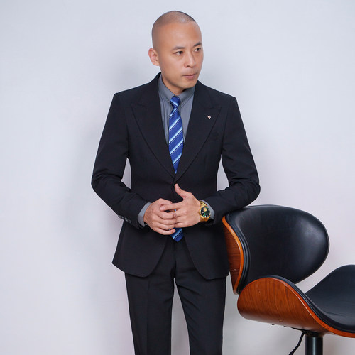商务休闲正装西装套装男