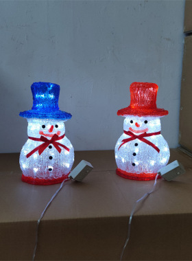 Christmas圣诞雪人亚克力滴胶圣诞鹿装饰摆件家居圣诞帽新款礼物