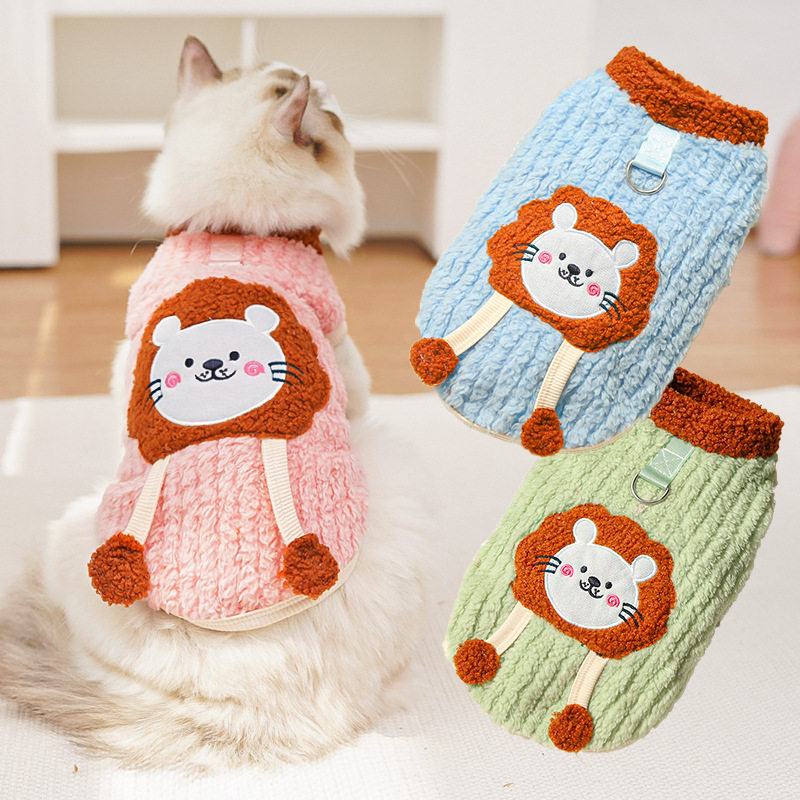 猫衣服宠物秋冬装狗狗猫咪幼犬衣猫宠物服装/雨衣（新