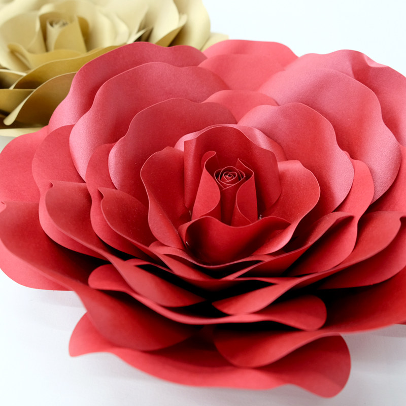 清仓SEASON台湾四季美术纸大玫瑰DIY教学美劳手工折纸纸花材料包