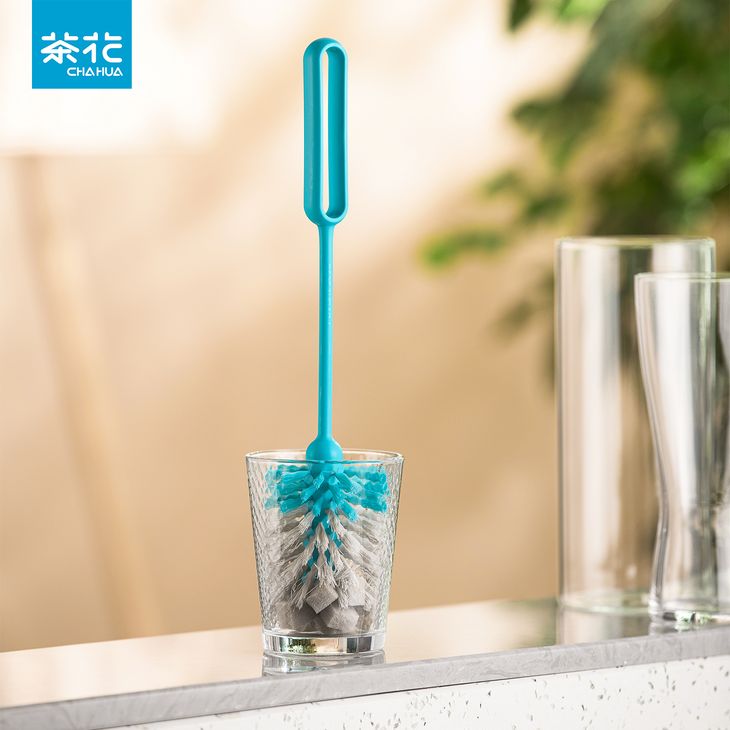 茶花长柄家用杯刷清洁杯子