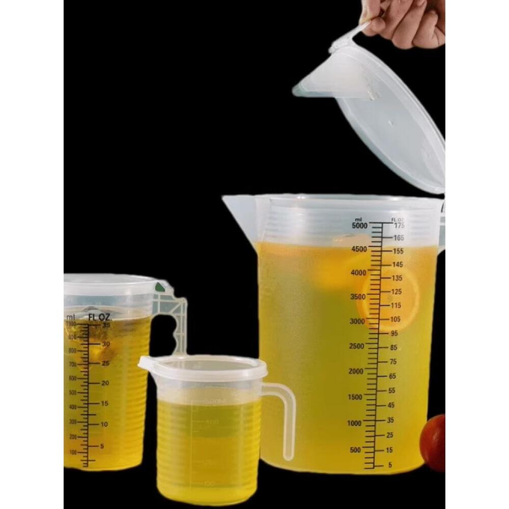 带黑刻度2000ml5000ml毫升量杯图片