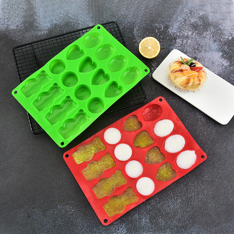 食品级硅胶迷你果冻蛋糕模