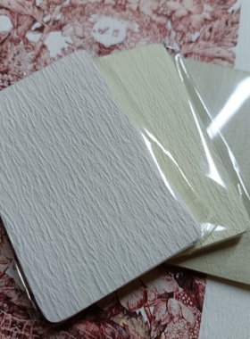 云宣纸空白手帐手工裁切圆角分隔页树纹可盖章书写A8未打孔10张入