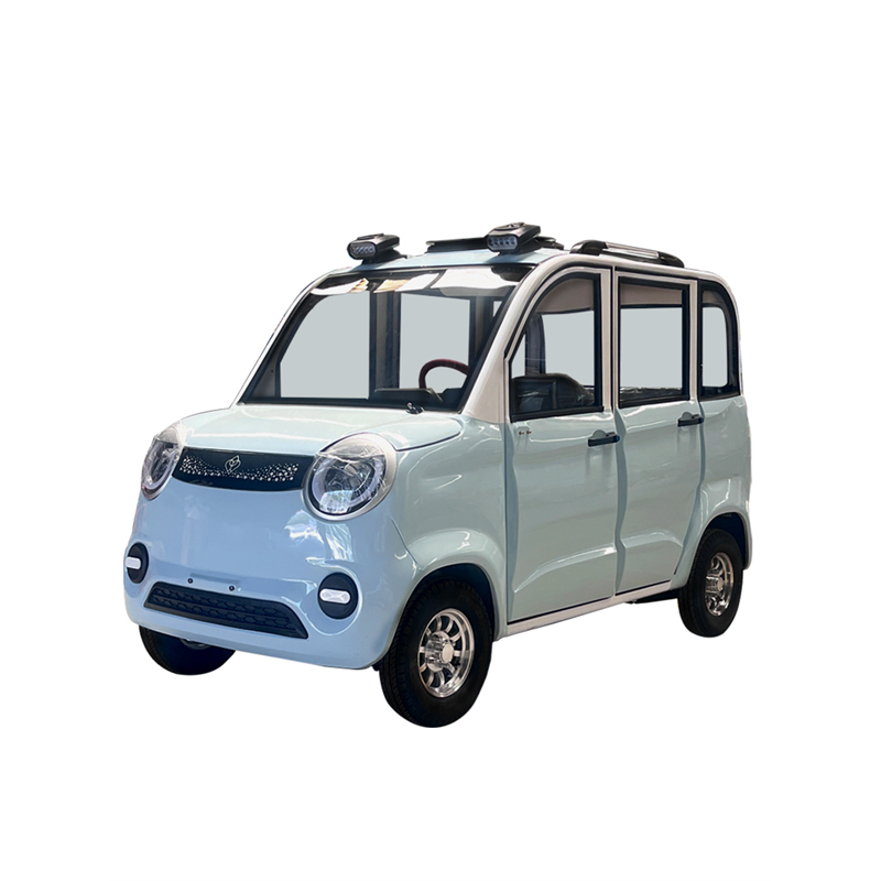 电动四轮汽车老头乐新能源代步女士家用小型4轮油电两用新款轿车