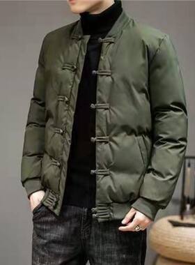 冬季中国风棉衣唐装盘扣男装加厚大码棉服外套夹克短装中式棒球服