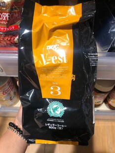 香港代购 UCC精选香浓咖啡豆 V-est 500g 袋装