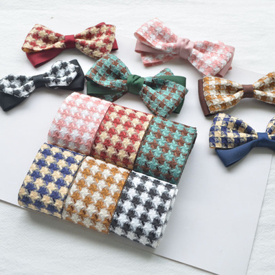 巧芯布艺大千鸟格彩带