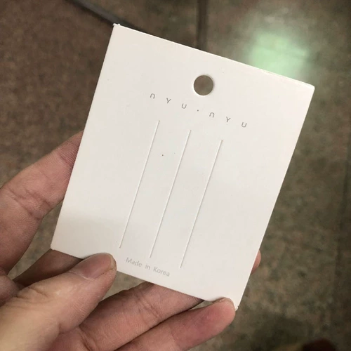 Аксессуар, упаковка, карточки, заколка для волос на шнурке ручной работы, в корейском стиле