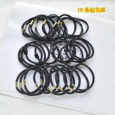 黑色基础皮筋发圈头绳