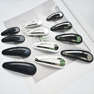 水滴型无纺布垫片BB夹材料 DIY包布发夹配件自制掰掰夹刘海夹侧夹