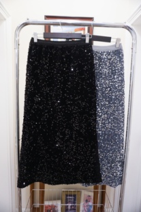 高品质显瘦神裙blingbling半裙亮片半裙现货