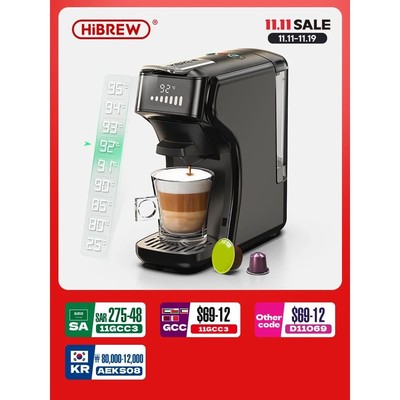 HiBREW 6in1 Capsule Coffee Machine Hot/Cold Multiple Espress