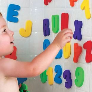 Baby Kids 36pcs Sponge Foam Letters & Number Floating Bath T