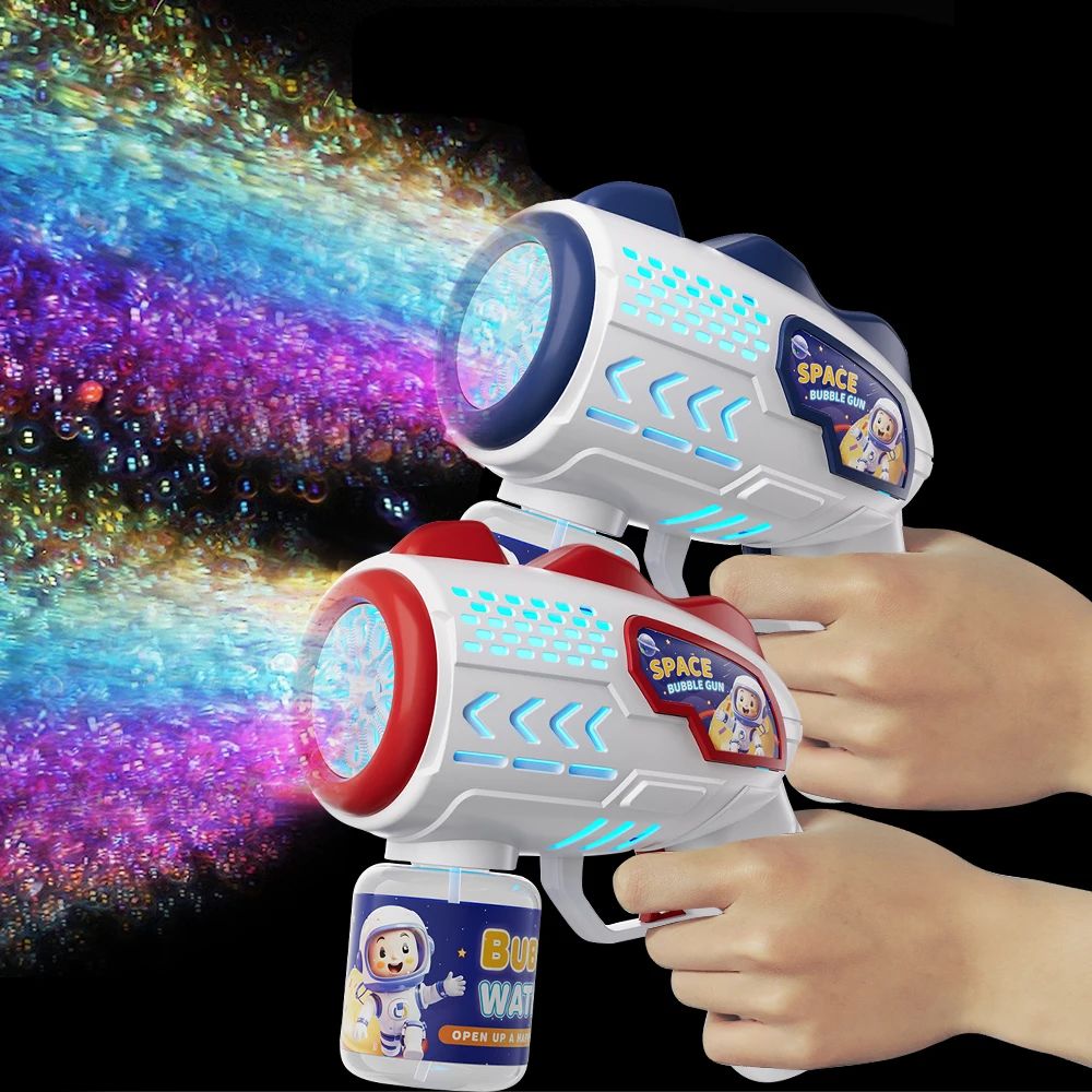 Kid Porous Astronaut Electric Bubble Gun Kid Toy Bubbles Mac