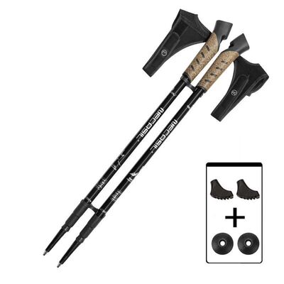 Nordic Telescopic Walking Poles 2Pcsrek Pole Aluminum Alloy