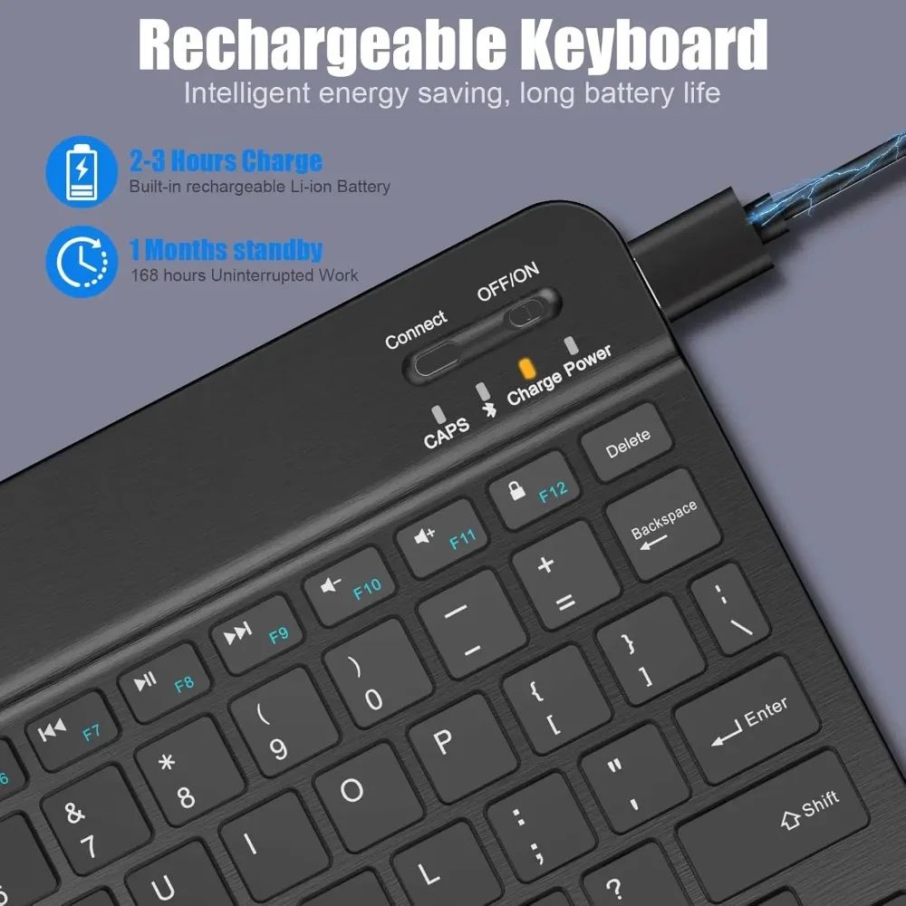 Bluetooth Keyboard for iPad 10th Generation iPad Pro 13 12 1