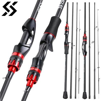 Sougayilang Casting Spinning Fishing Rod 2.1m UltraLight Car