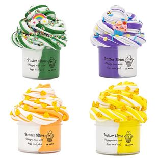 70ml Butter Fluffy Slime Kit Cake Rainbow Slime DIY Making S