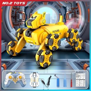 2.4G Remote Control Robot Dog Intelligent Stunt 360 Degree D
