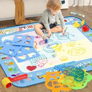 100x80CM Magic Water Drawing Mat Coloring Doodle With Reusab