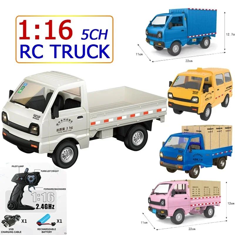 6 Remote Controlled RC CAR Small Cargo Truck Floating Van Sm