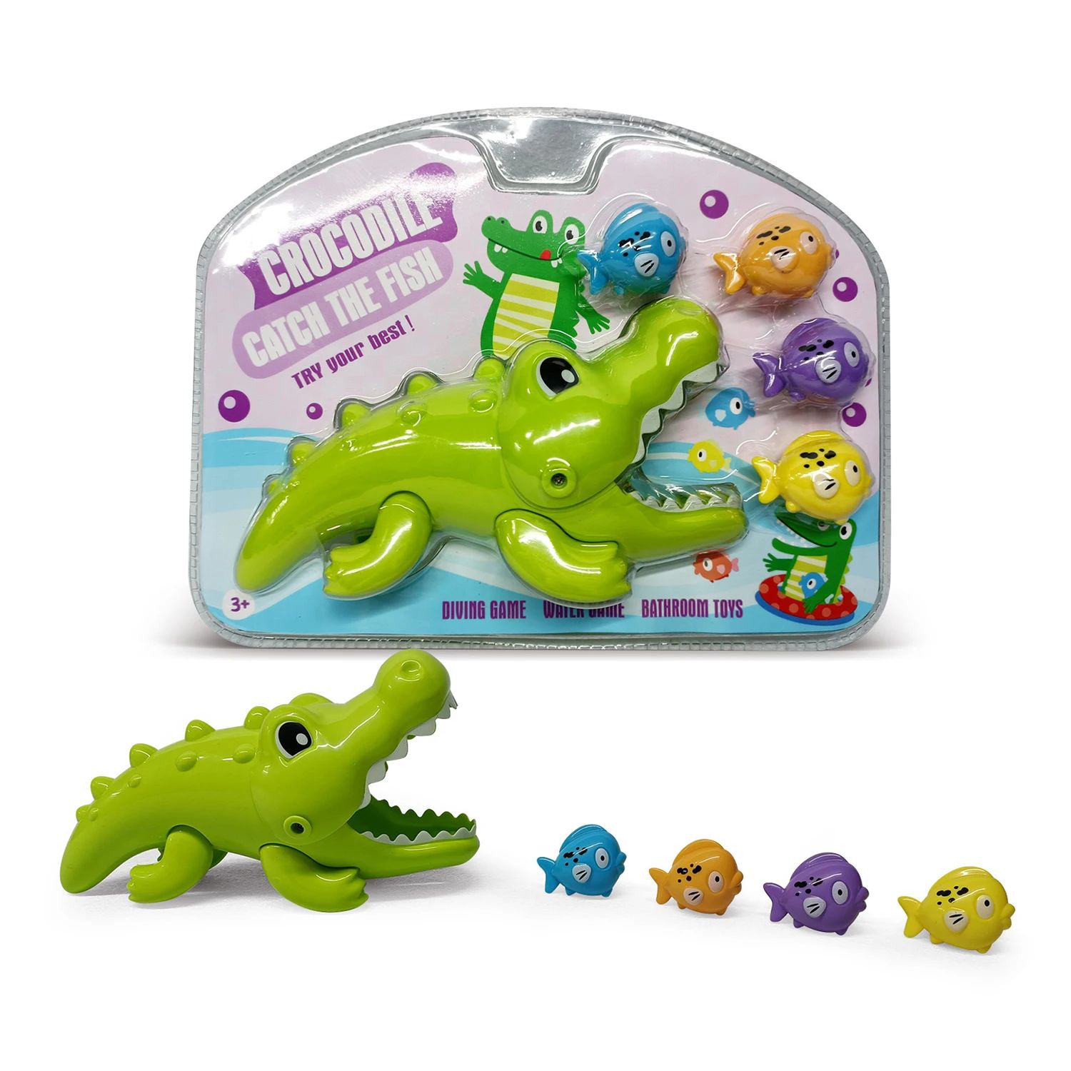 Children's Bathroom Bathing and Water Playing Toys Big Croco