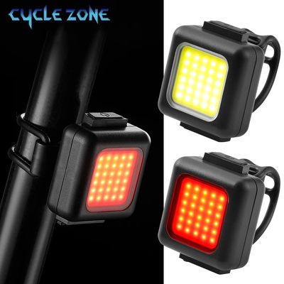 Bicycle Light Set Type-C Charging Headlight Taillights Easy