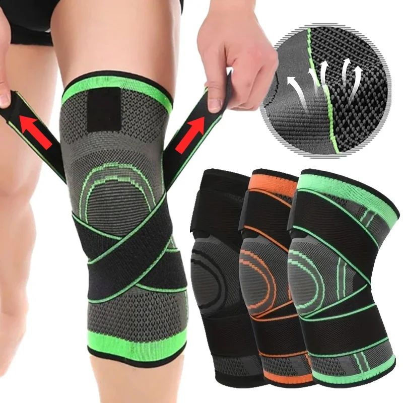 1PCS Adjustable Sports Knee Pad Knee Pain Relief Patella Sta