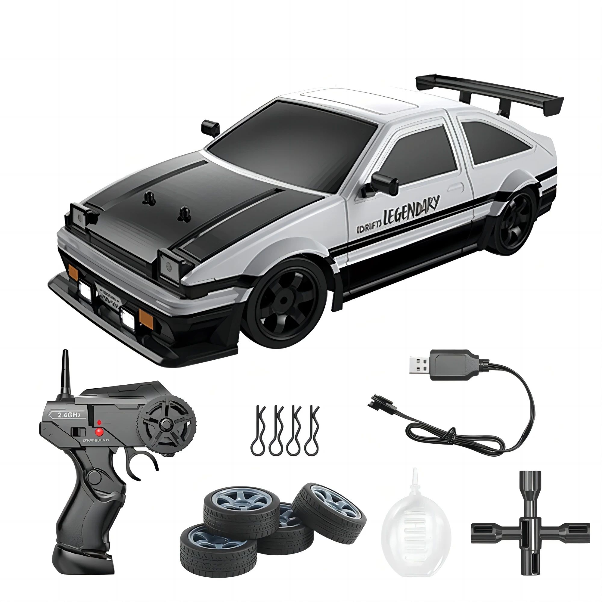 2.4G Drift Rc Car 4WD High Speed RC Drift Car Toy Remote Con