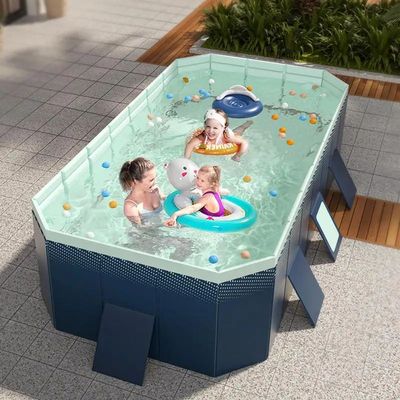 Thickened PVC Swimming Pool Non-Inflatable Folding Easy Set-