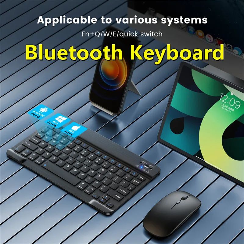For Ipad Tablet Azerty Thai Keyboard With Arabic French Russ