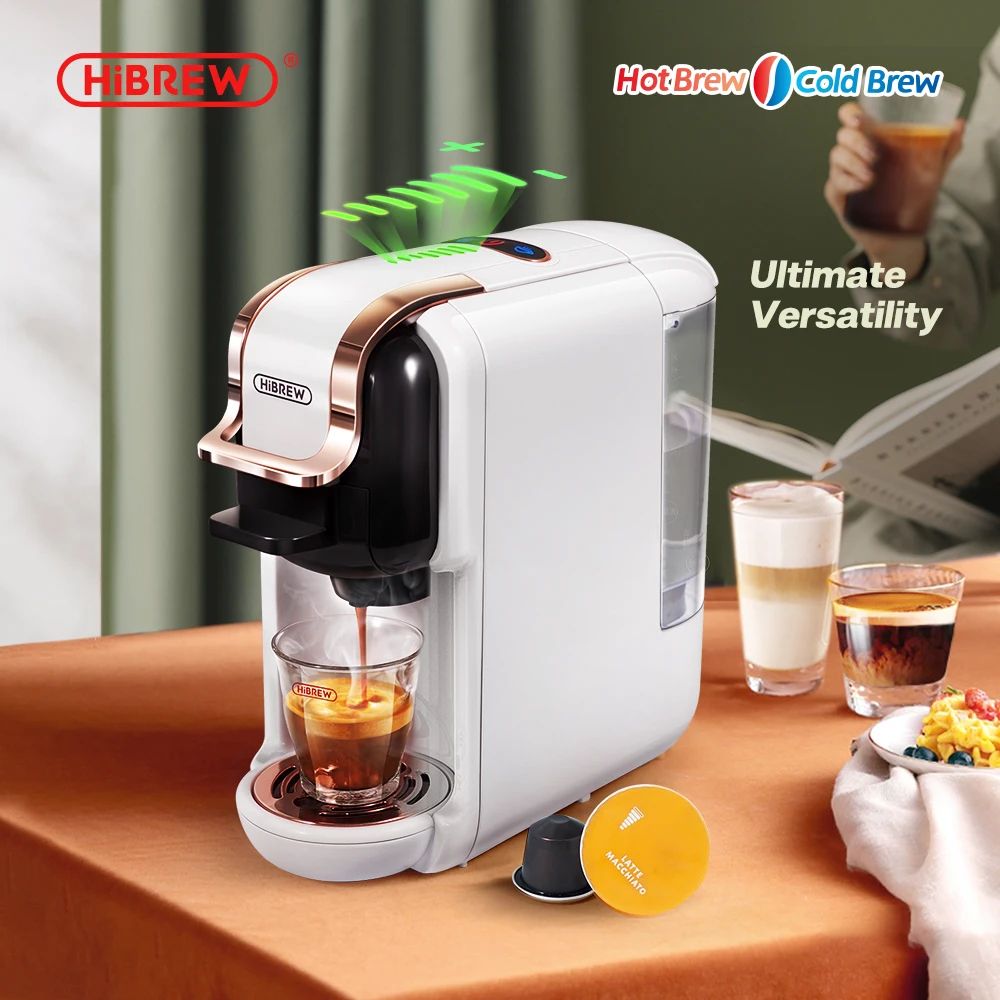 HiBREW Multiple Capsule Coffee Machine, Hot/Cold Dolce Gusto