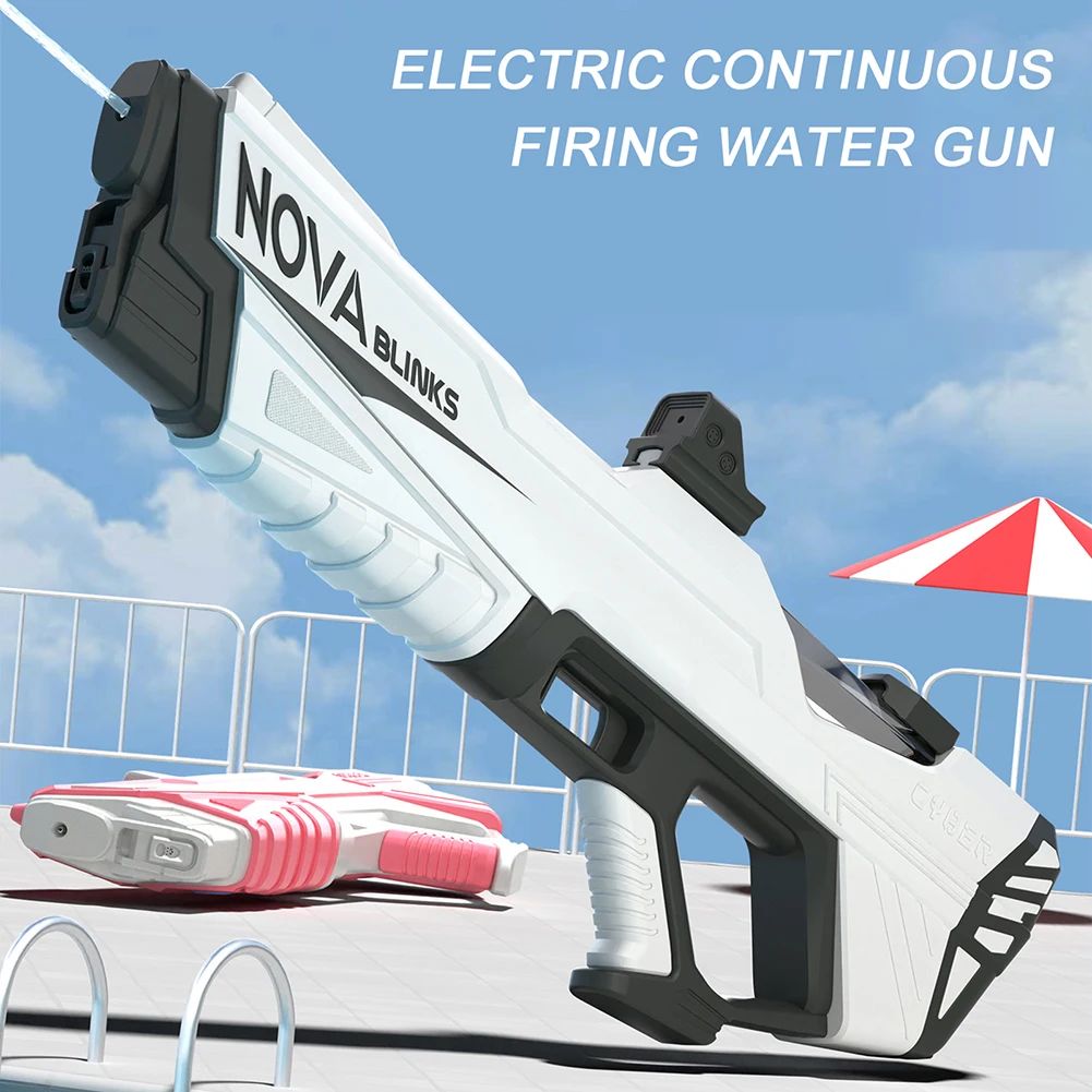Automatic Suction Water Shooting Toy Battery Powered Electri