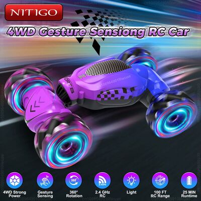 4WD Drift RC Stunt Car 2.4G Gesture Radio Remote Control Twi