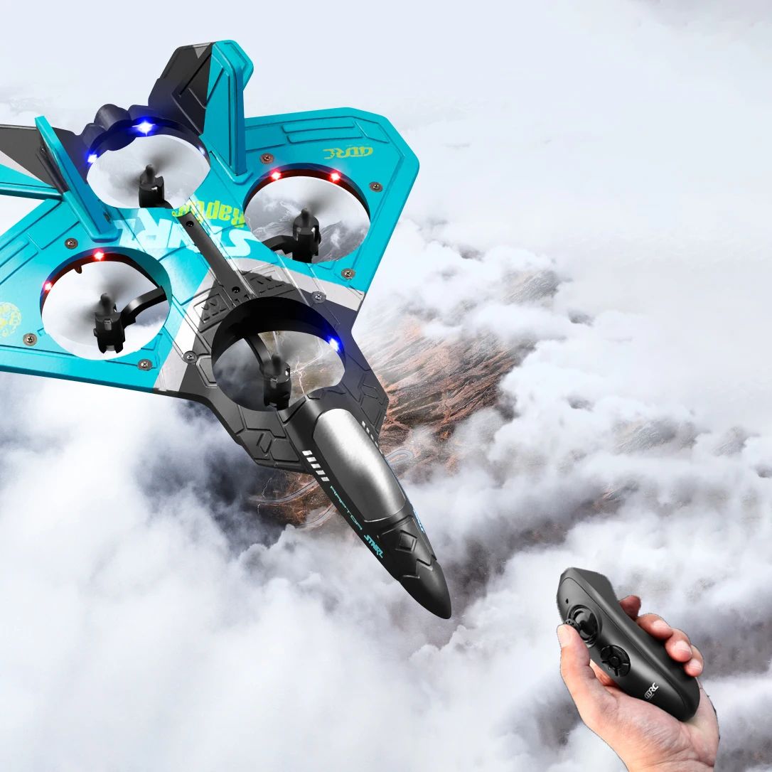 V17 RC Plane 2.4G 6CH Remote Control RC Airplanes Fighter Ho