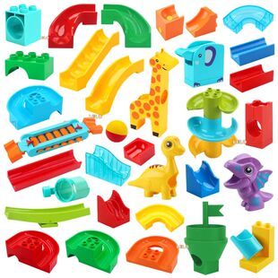 Marble Run Big Building Blocks Crazy Rolling Race Ball Compa