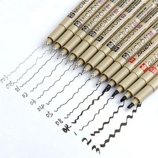 1pcs Sakura Pigma Micron Fine Pen Waterproof Smooth Black In